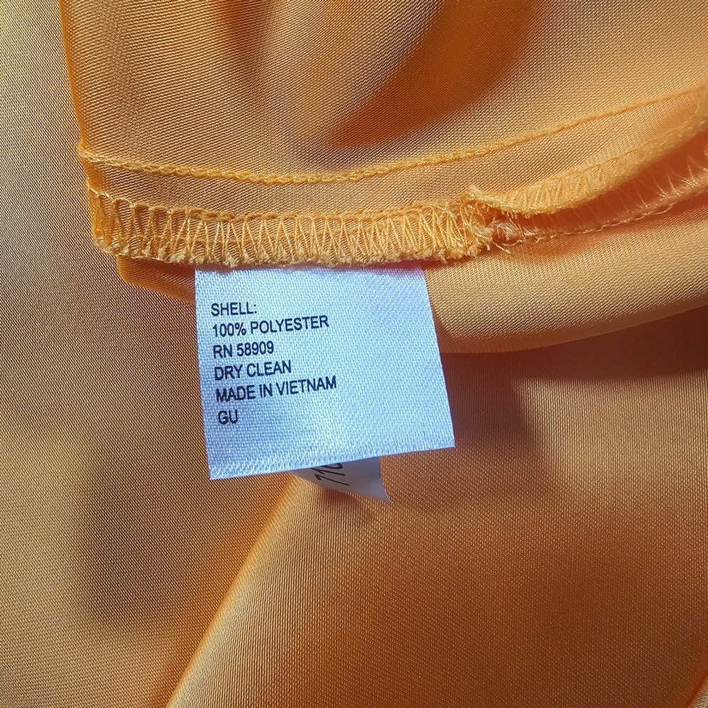 Gianni Bini Size 0 Apricot Yellow Harper Slip Dress Spaghetti Strap NWT 1527 - Picture 4 of 6